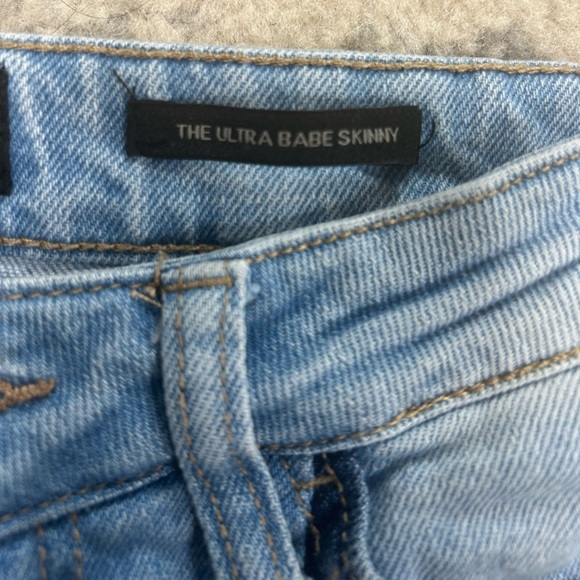 Kendall + Kylie The Ultra Babe Skinny Dual Tone Blue Jeans  size 5 27​ - Picture 5 of 6